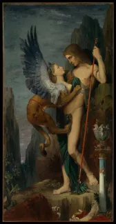 Moreau_Oedipe et la sphinge
